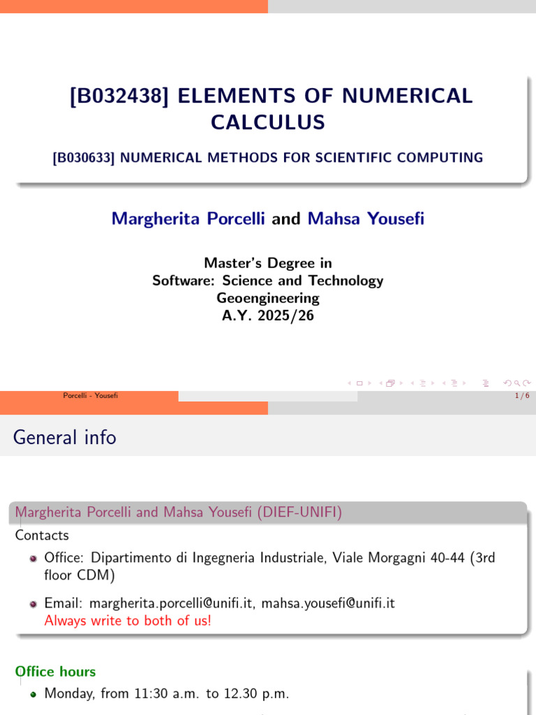 ENC NMSC Slides Shared 0 Course Intro2526 | PDF | Numerical Analysis ...