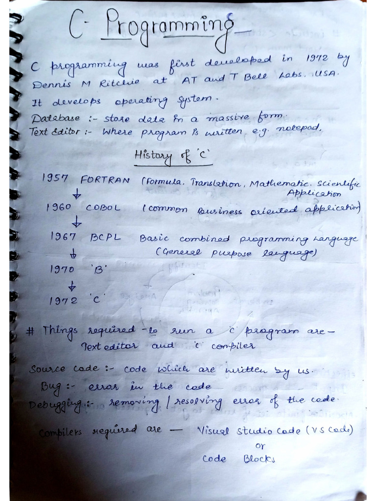Dinesh Sir C Notes | PDF