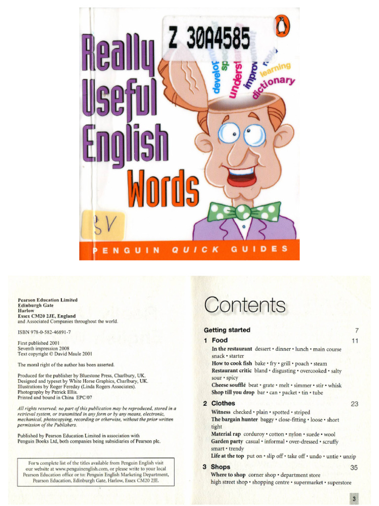 Pub Penguin Quick Guides Really Useful English Words P | PDF