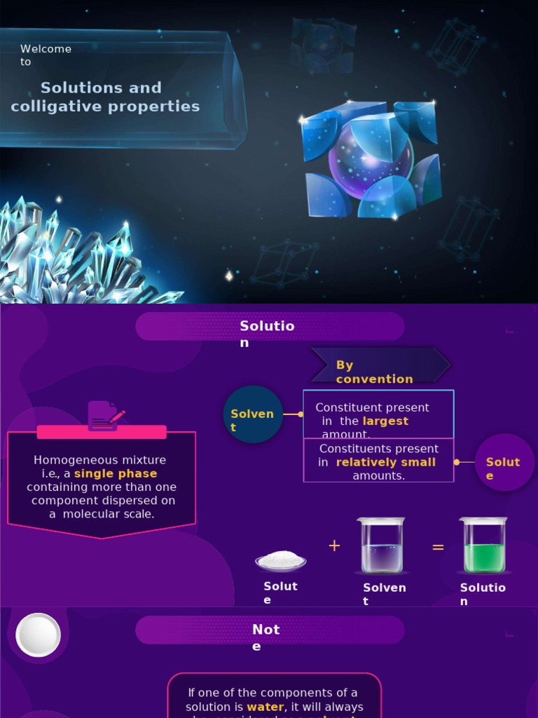 Understanding Solutions and Concentration Types | PDF | Solubility ...