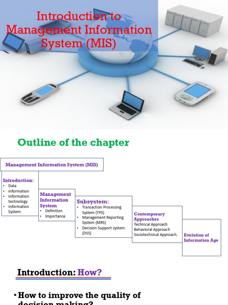 MIS1 (1) | PDF | System | Management Information System