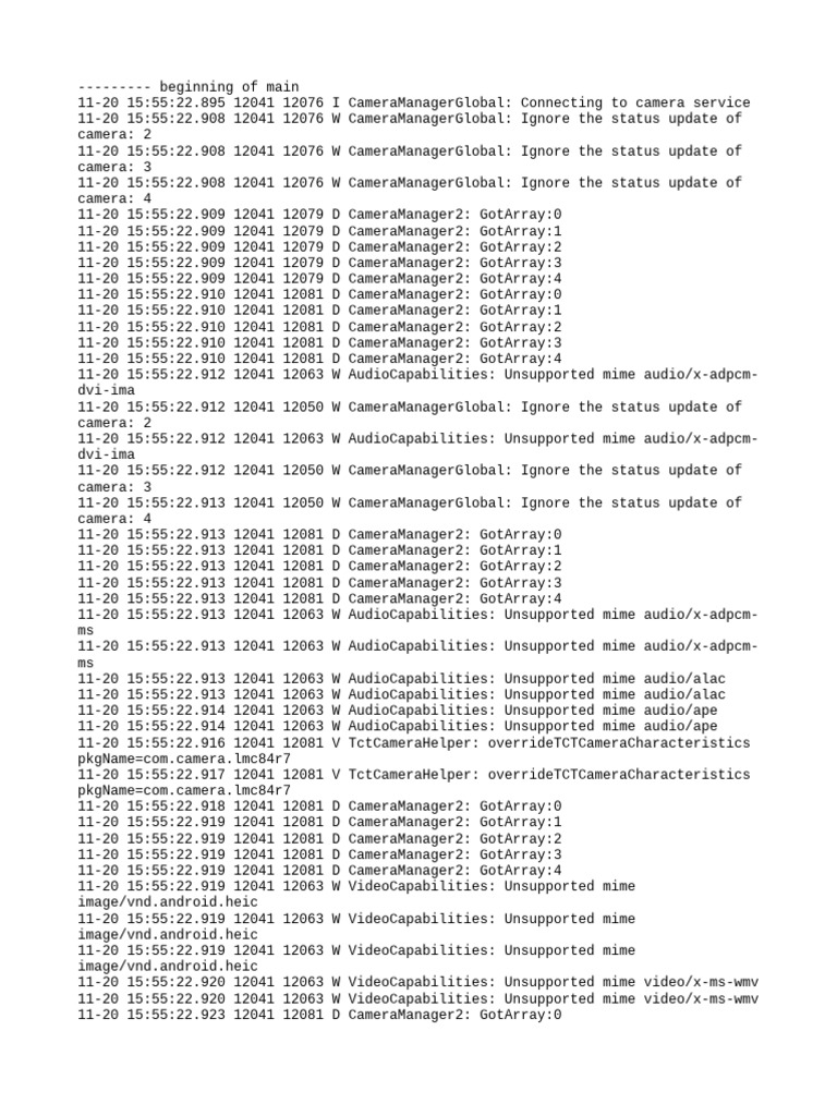 Log Cat 1763643322837 | PDF | System Software | Computing