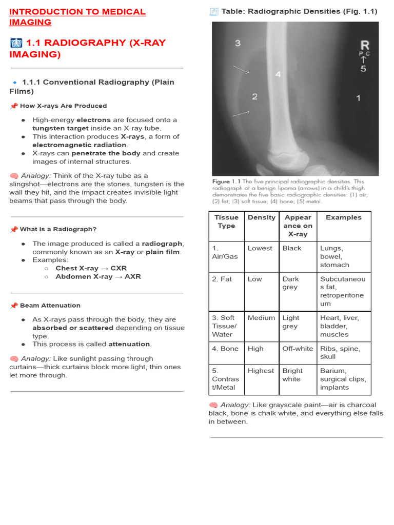 Introduction to Medical Imaging Techniques | PDF | Magnetic Resonance ...