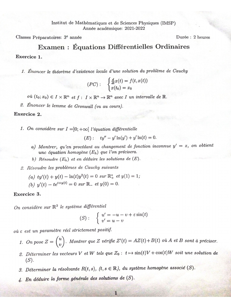 L3 Maths 21-22 | PDF