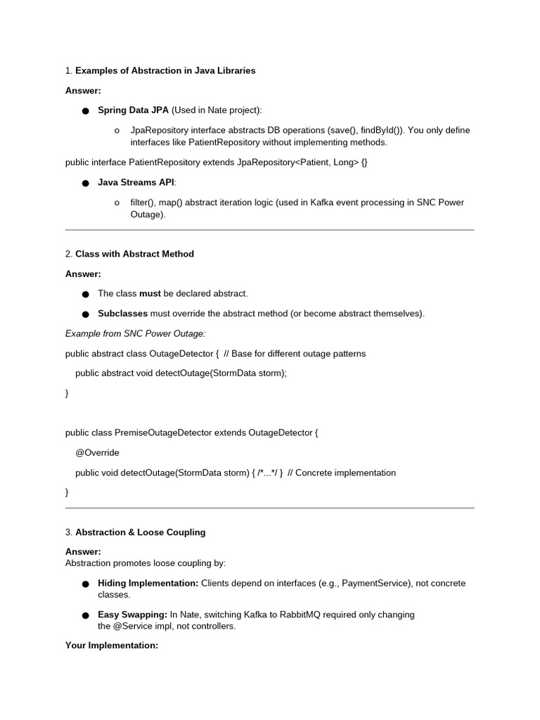 Day2 Raju Oops Task Answers | PDF | Class (Computer Programming ...
