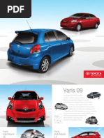 Download Brochure toyota Yaris 2009 by DUCK7731 SN9519872 doc pdf
