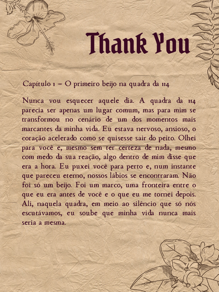 Memórias de um Amor Perdido | PDF | Tempo | Amor