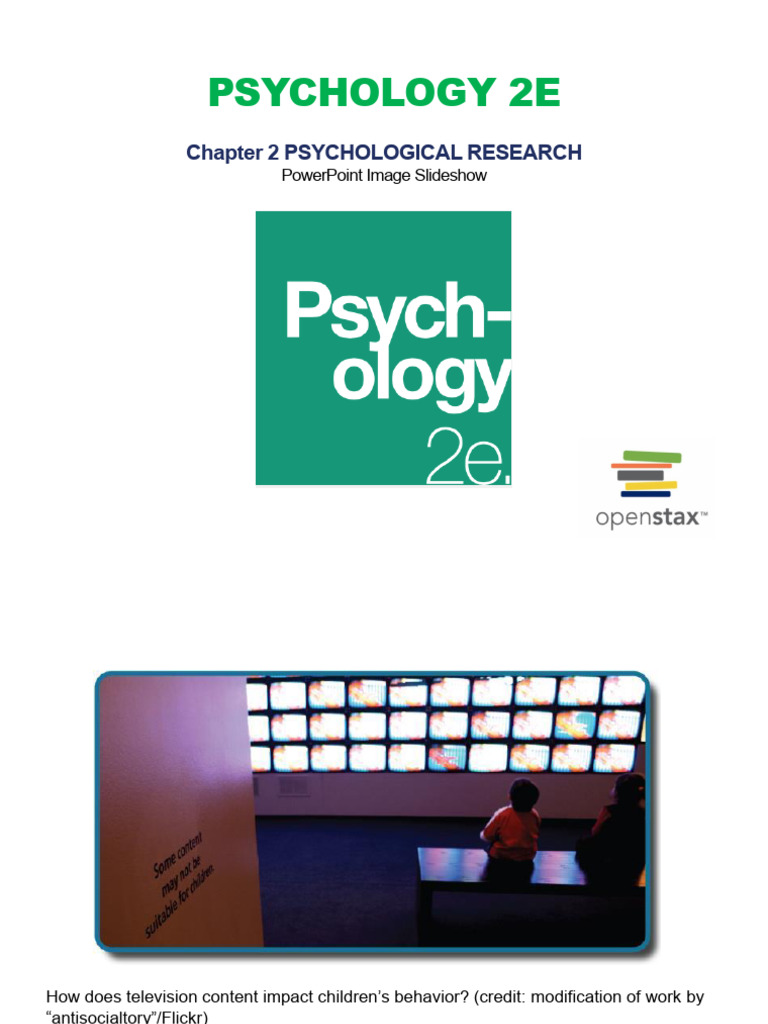 OpenStax Psychology2e CH02 LectureSlides | PDF | Experiment | Hypothesis