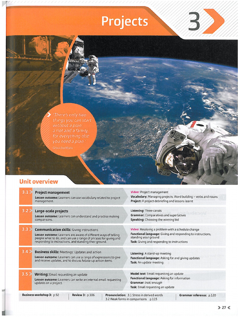 737 - 1 Business Partner B1 Coursebook - UNIT 3 | PDF