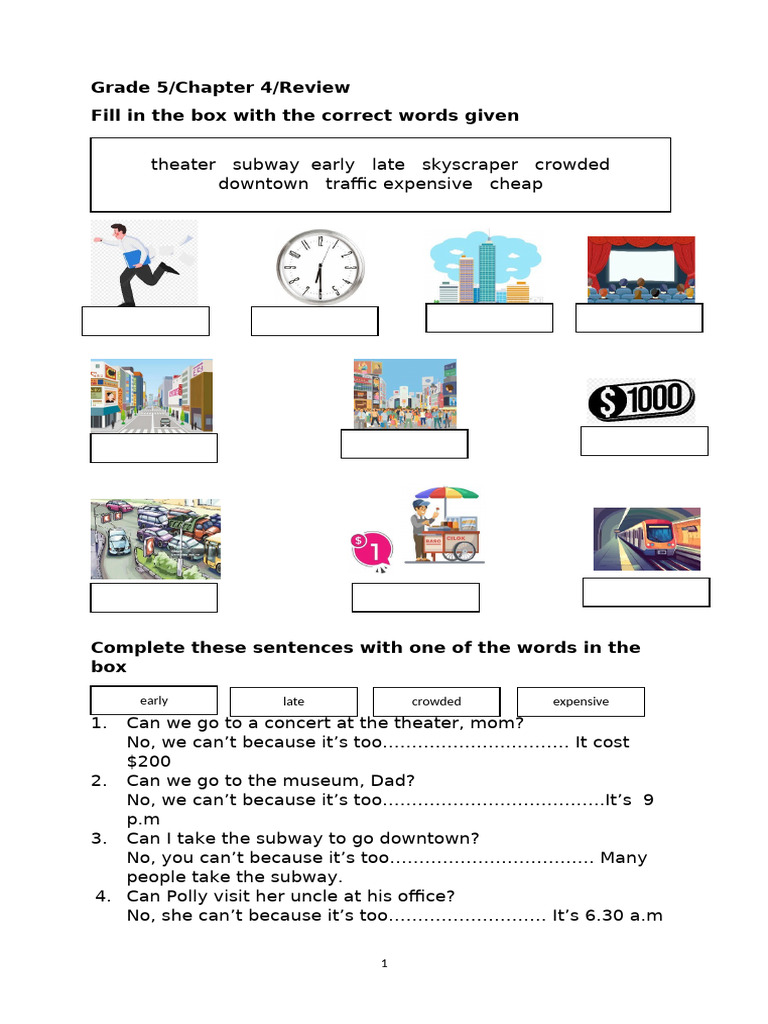 Grade 5 Chapter 4 | PDF