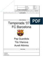Planificacion F.C. Barcelona