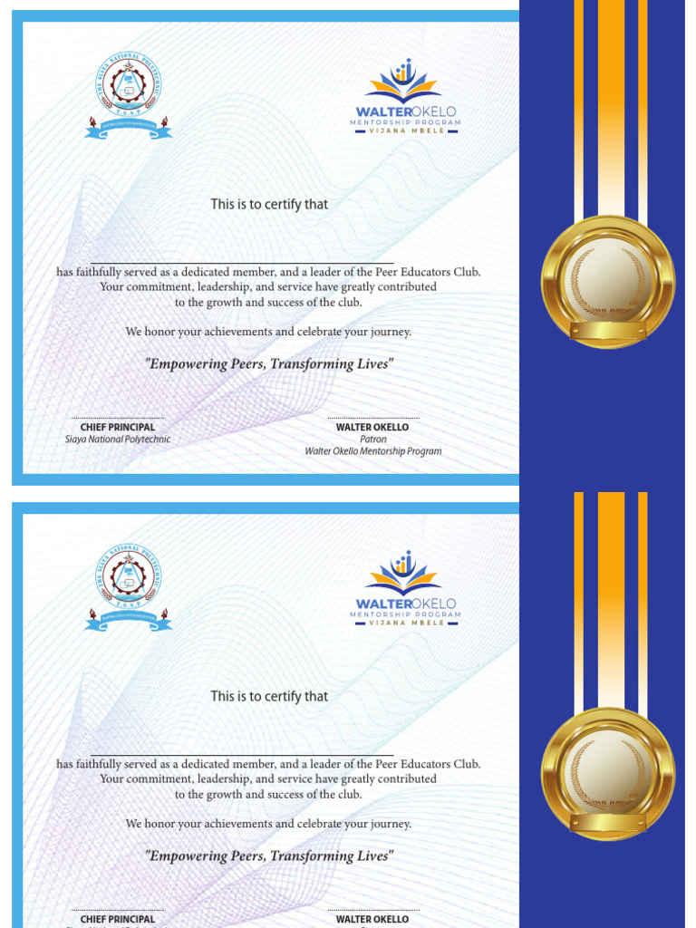 Certificate Design Sample | PDF
