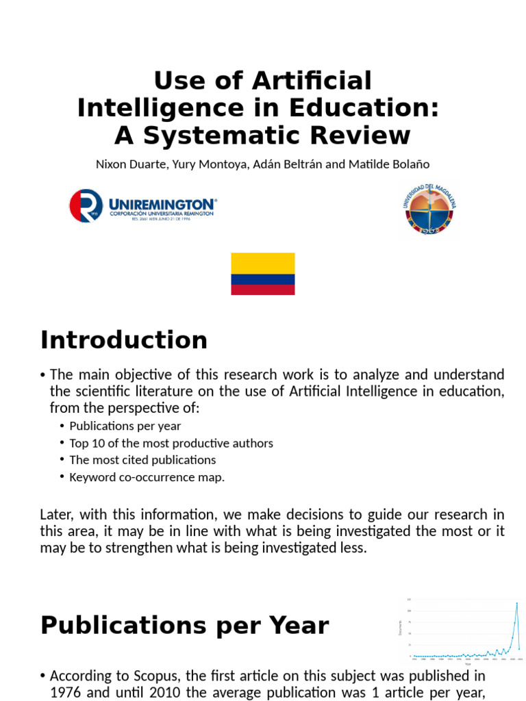 Use of Artificial Intelligence in Education - Presentación - v0 - Eng ...