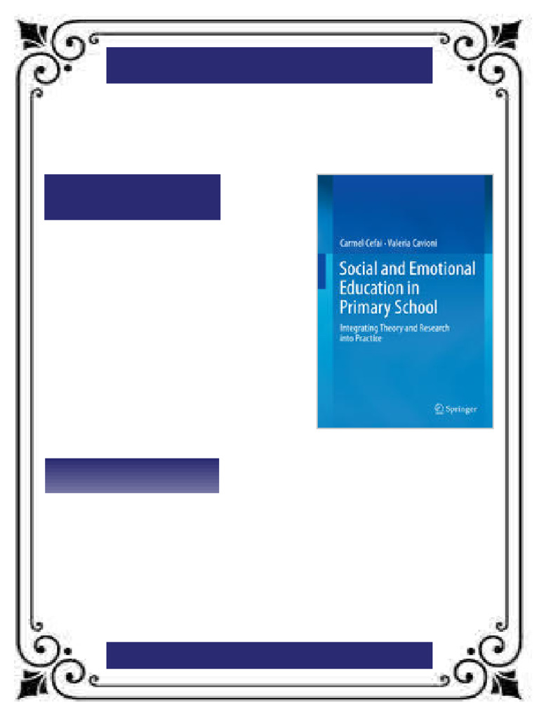 Social and Emotional Education in Primary School Integrating Theory and ...