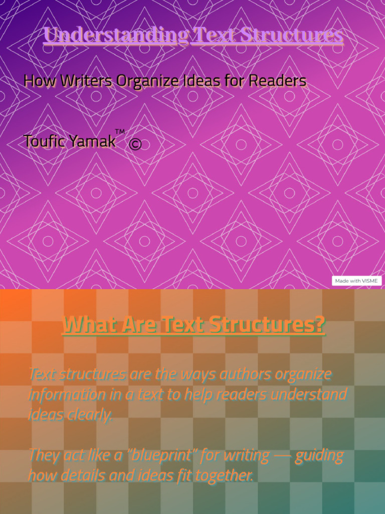Text Structures and Their Importance | PDF