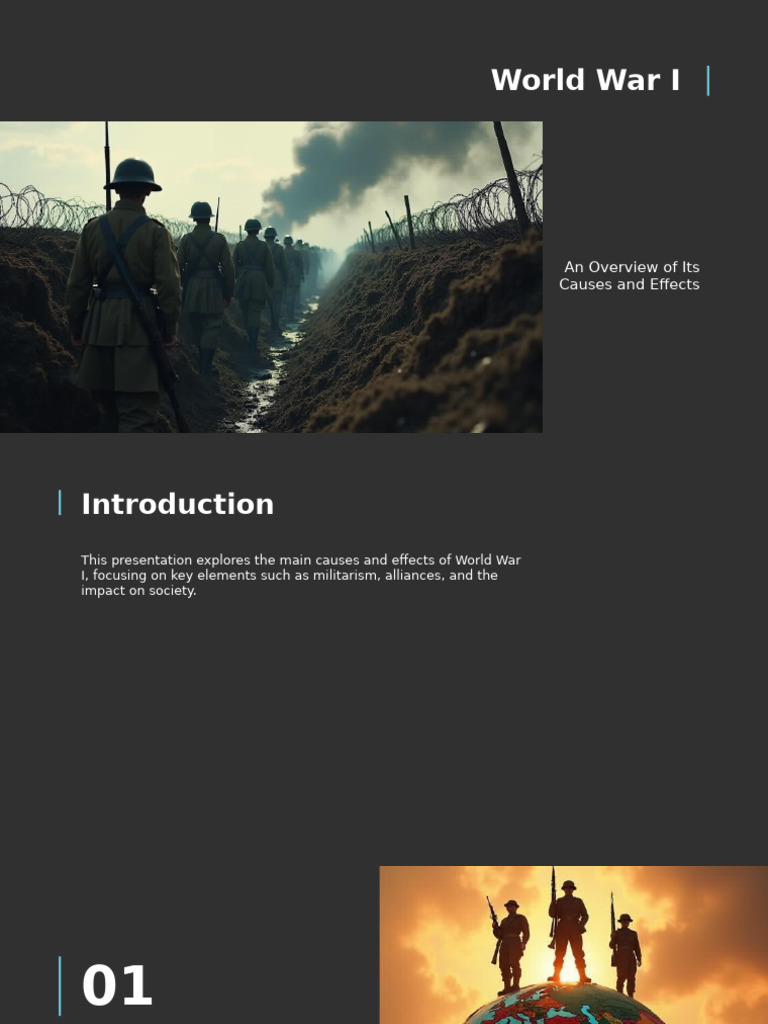Causes and Effects of World War I | PDF