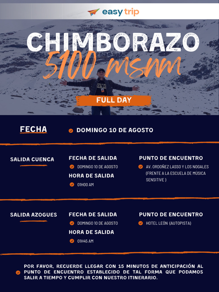 Chimborazo Full Day 10 de Agosto-1 | PDF