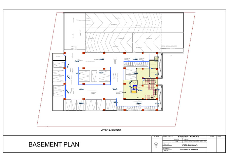 Basement Parking Plan and Layout | PDF | Home | Civil Engineering
