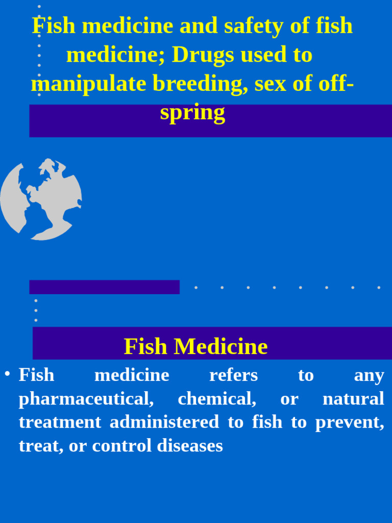 Fish Medicine Final | PDF | Injection (Medicine) | Pharmacology