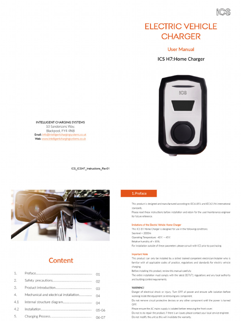ICS ICSH7 Instructions Rev01 | PDF