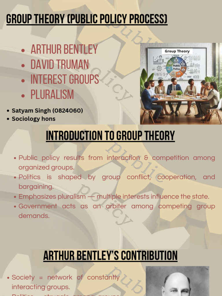 Group Theory in Public Policy Dynamics | PDF | Liberal Arts Education ...