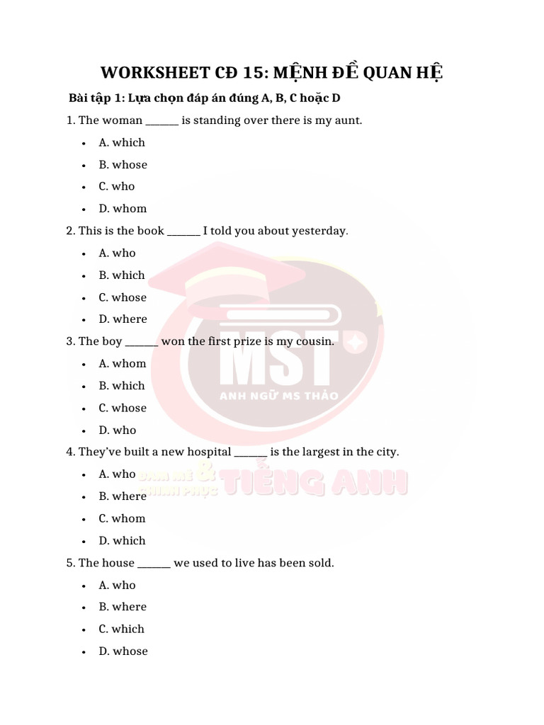 WORKSHEET CĐ 15 | PDF | Chess Openings | Chess