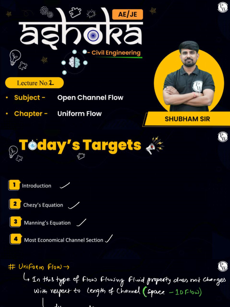 Uniform Flow 02 - Class Notes | PDF