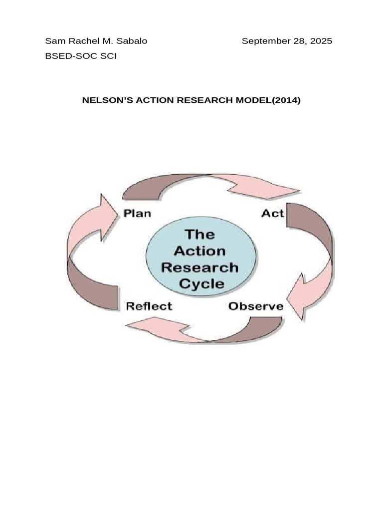 Nelson's 2014 Model | PDF