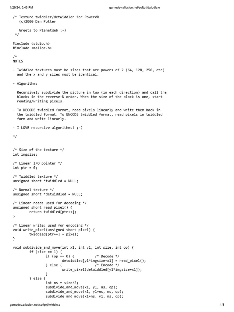 Twiddle | PDF | Computer Engineering | Computer Data