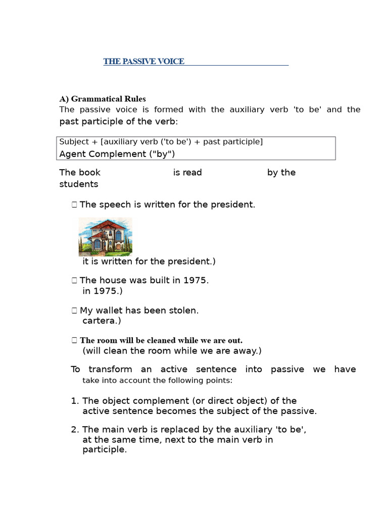 Understanding Passive Voice Rules | PDF | Verb | Subject (Grammar)