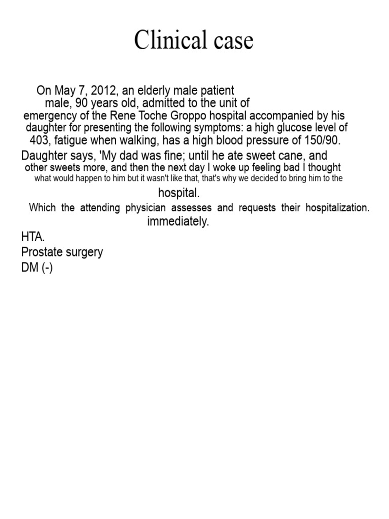 Elderly Patient Care Case Study | PDF | Nursing | Hypertension