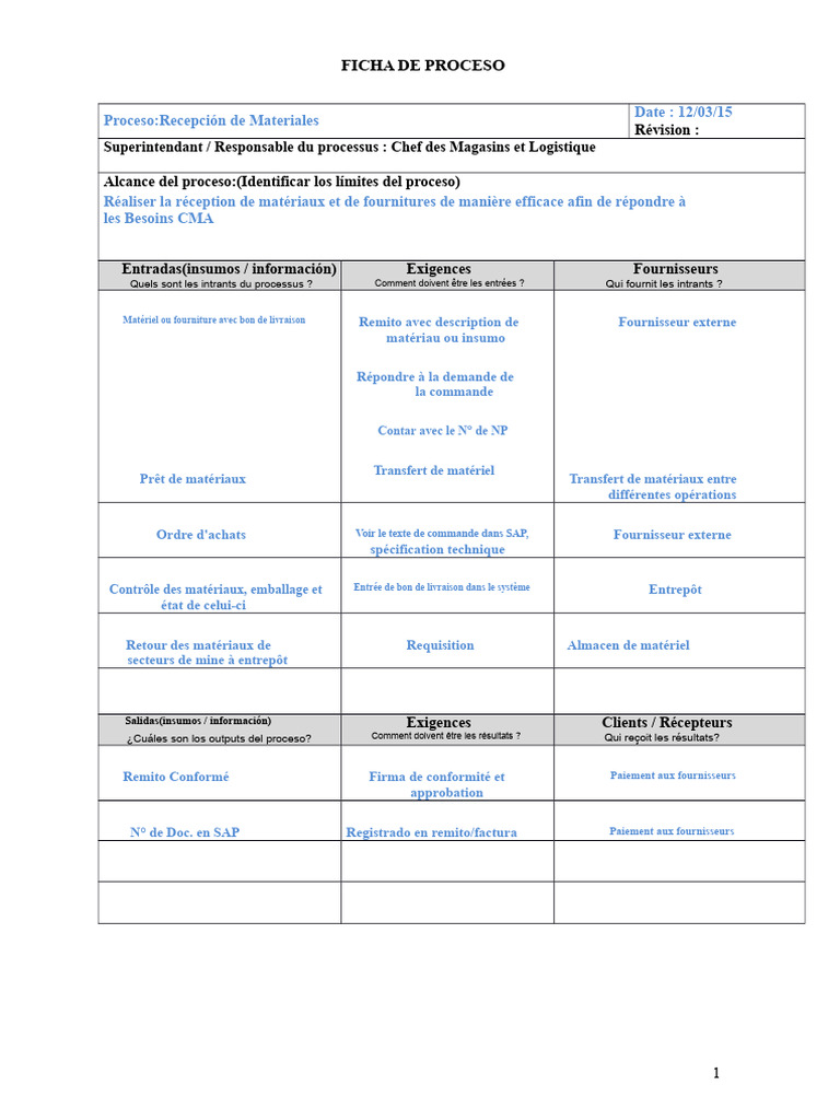 Réception Efficace des Matériaux | PDF | Transport | Facture
