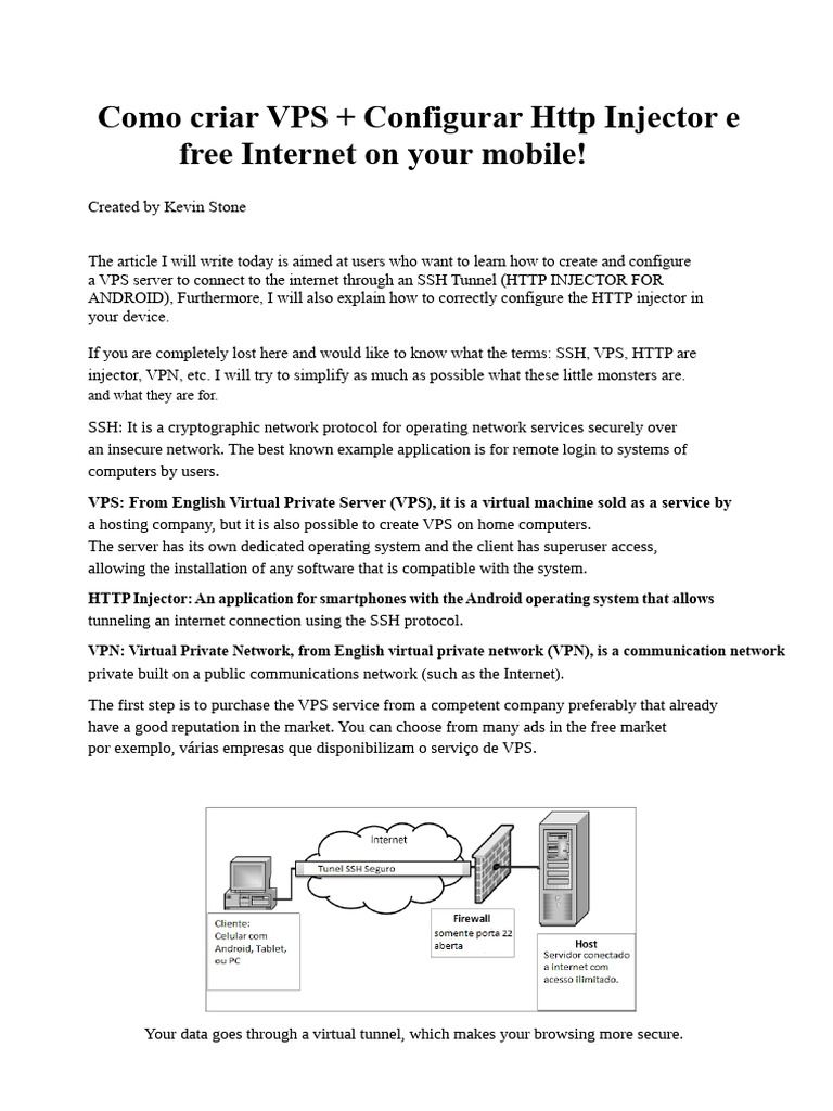 Configurar VPS e HTTP Injector Android | PDF | Virtual Private Network ...