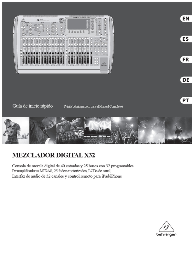X32 Manual Español | PDF | USB | Informática