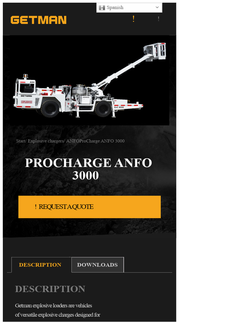 ProCharge ANFO 3000 - Getman | PDF