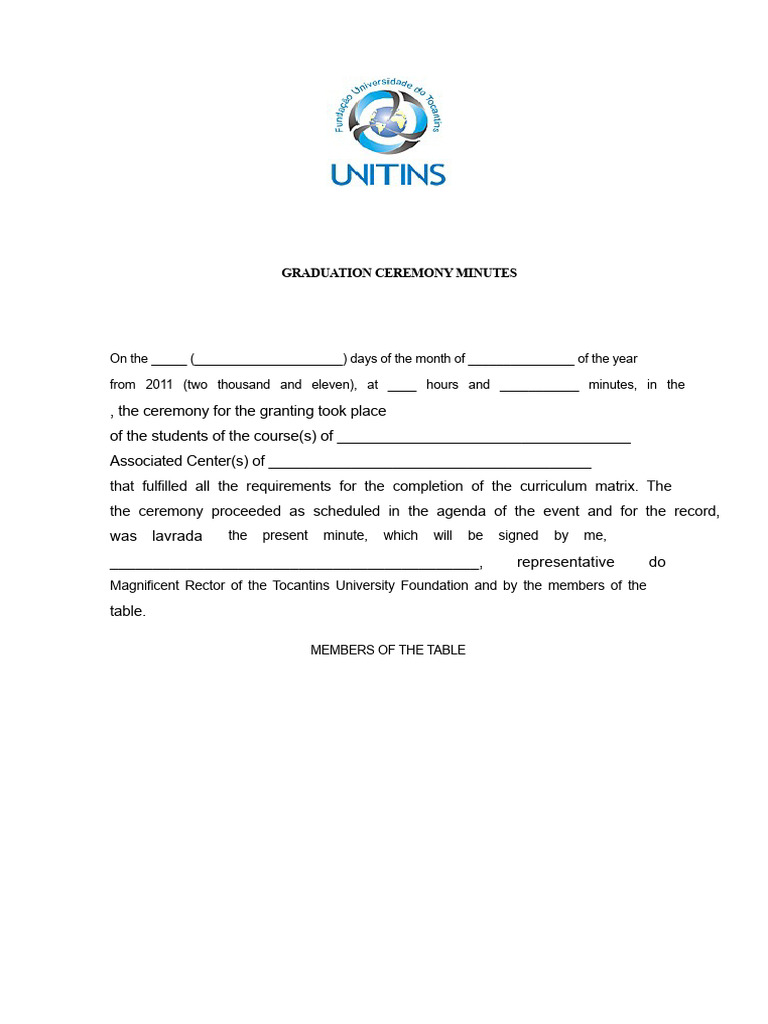 Degree Conferment Minutes | PDF
