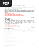 Obsession Script Overview | PDF