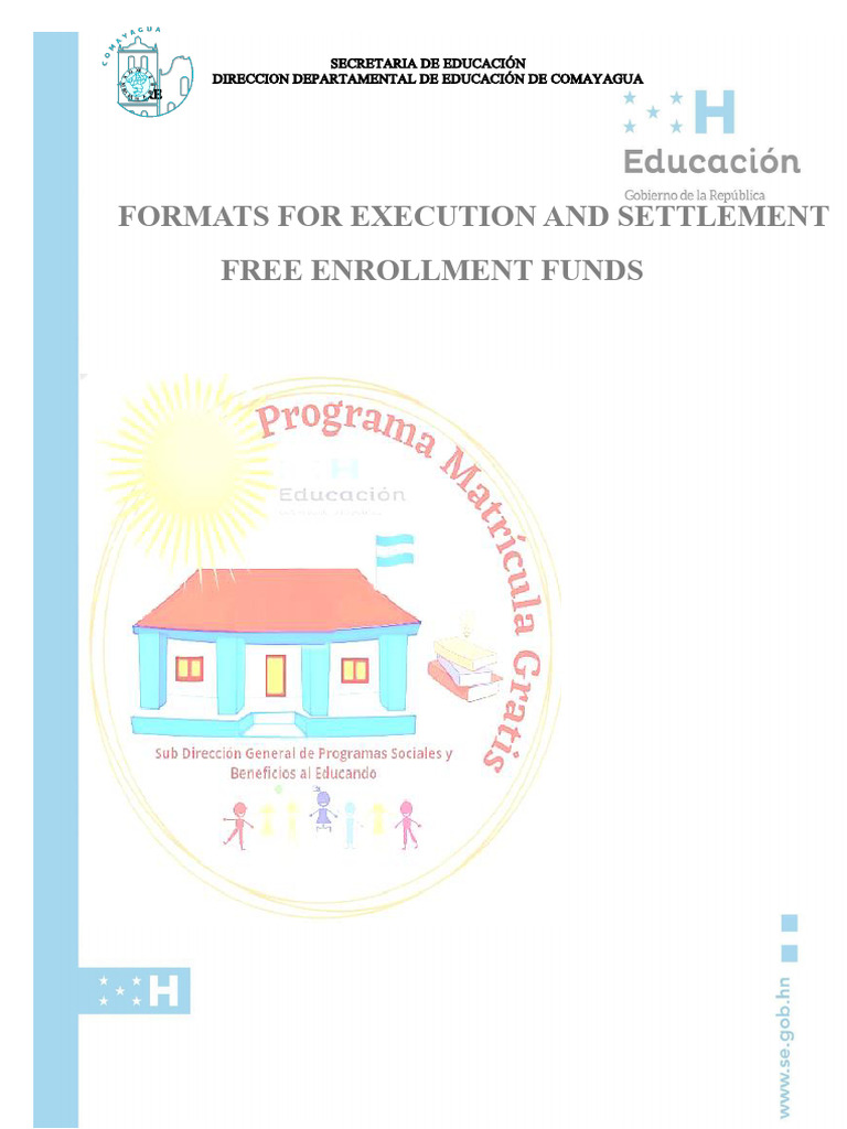 Free Enrollment Formats | PDF | Expense