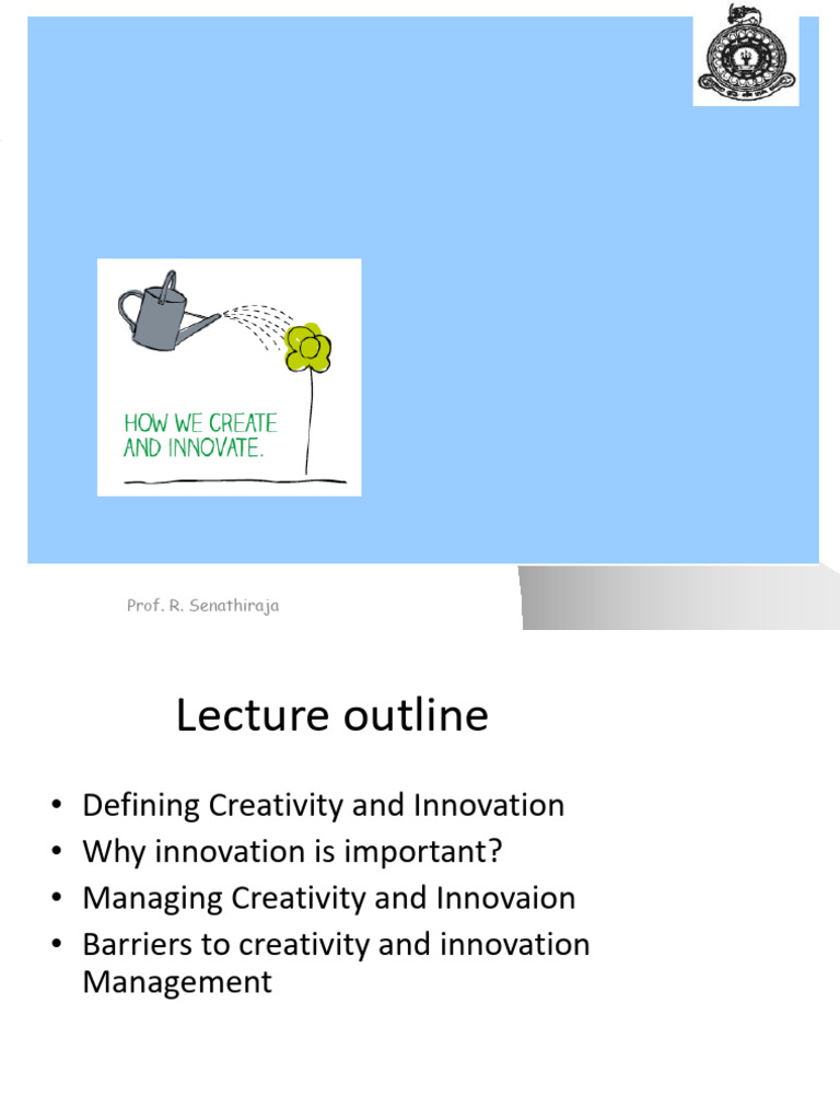 Managing Creativity and Innovation Strategies | PDF | Innovation ...