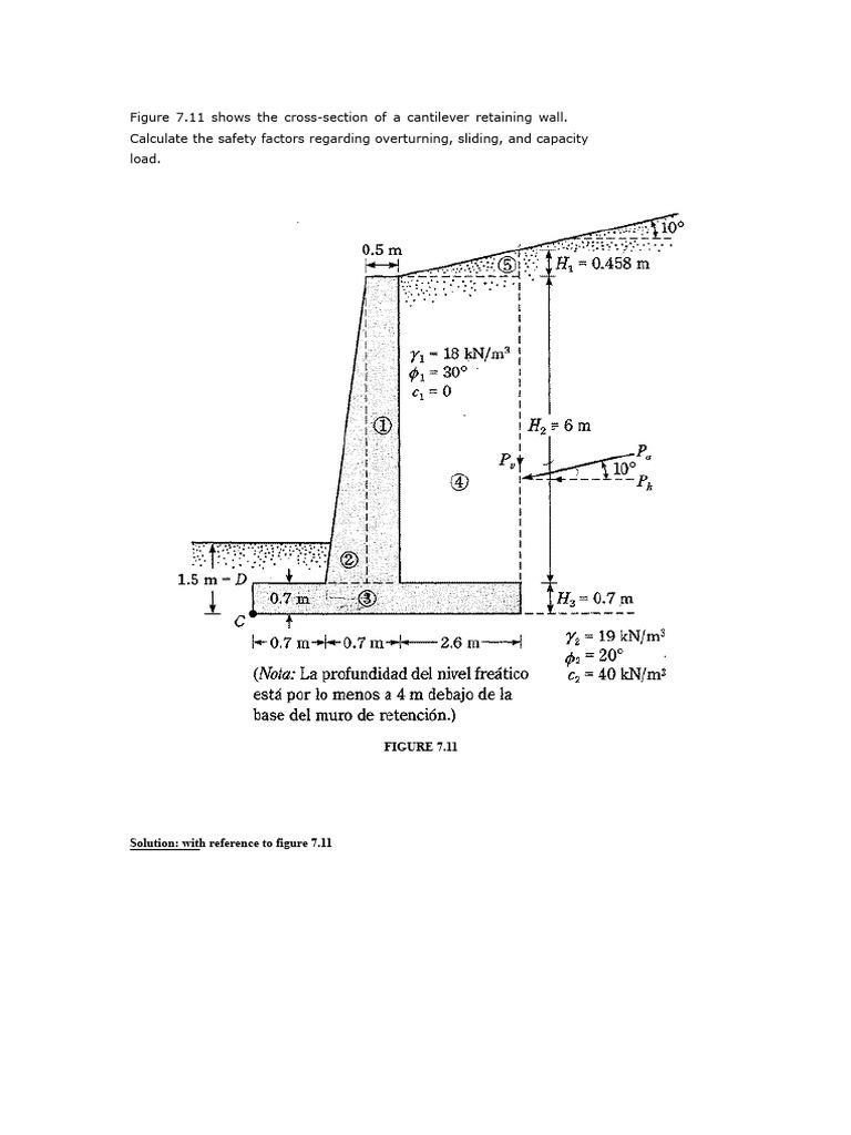 Retaining Wall | PDF