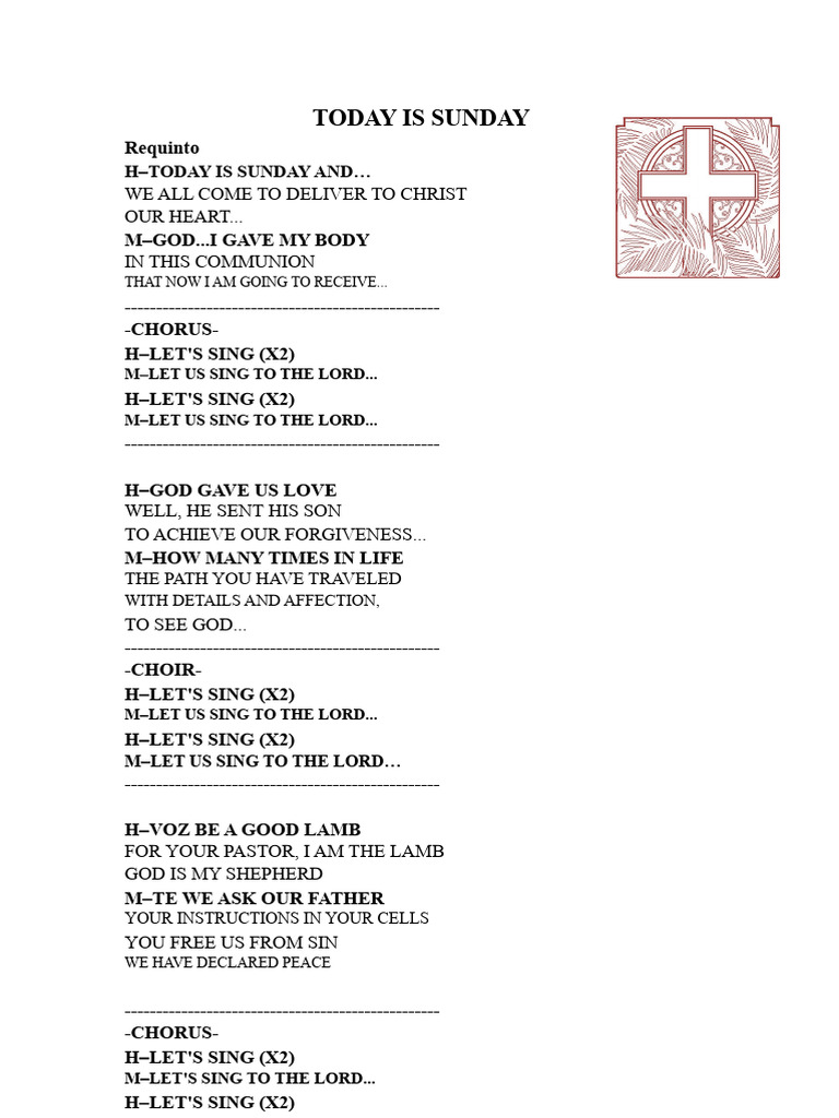 Today Is Sunday | PDF
