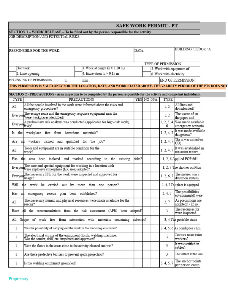 Occupational Safety and Health Management Form | PDF | Scaffolding ...