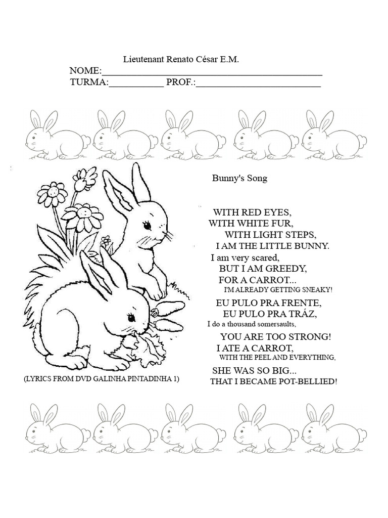 Red Eyed Rabbit Song DVD Chicken Pin | PDF