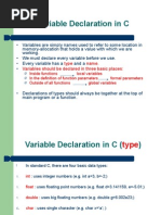 CS 120 Variable Declaration