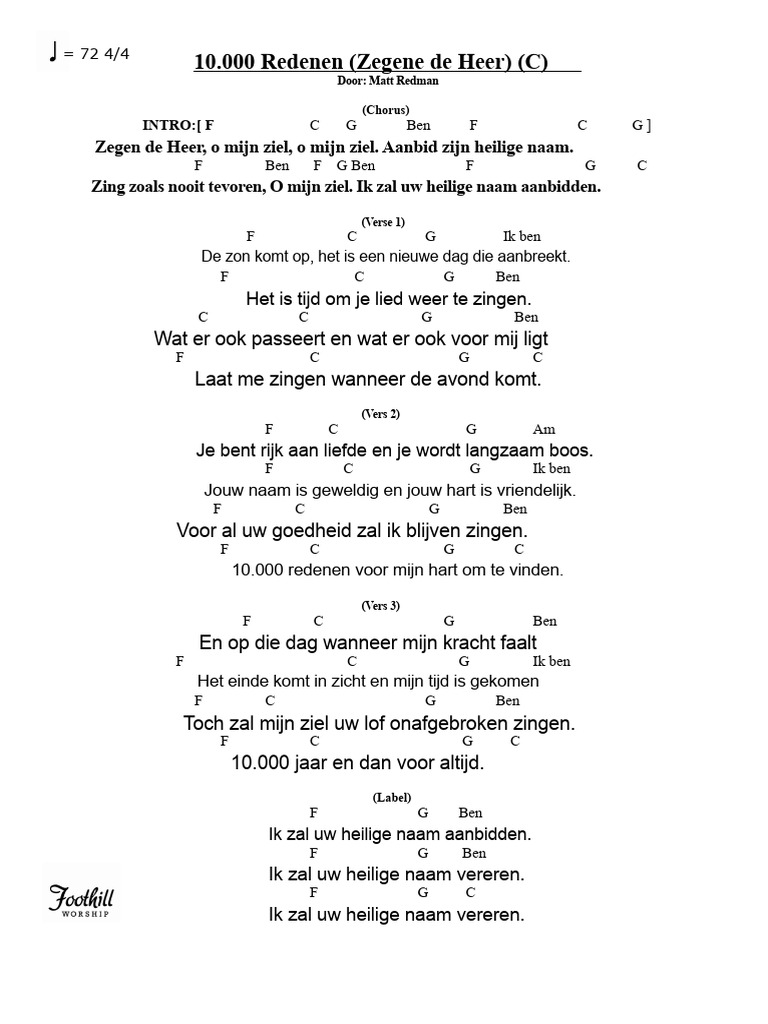 Zegen de Heer | PDF