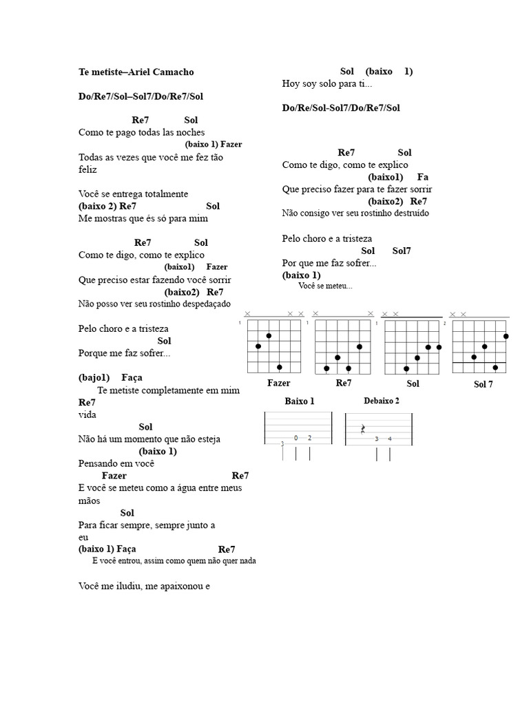 Letra da Música 