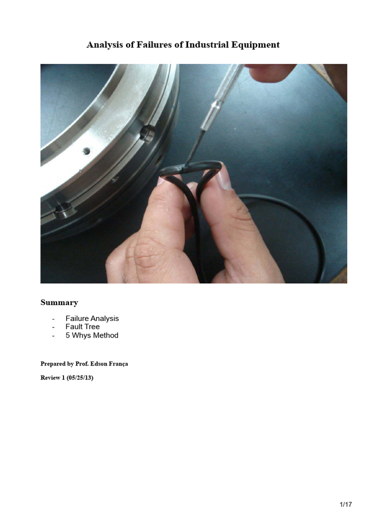 Industrial Equipment Failure Analysis Guide | PDF | Bearing (Mechanical ...