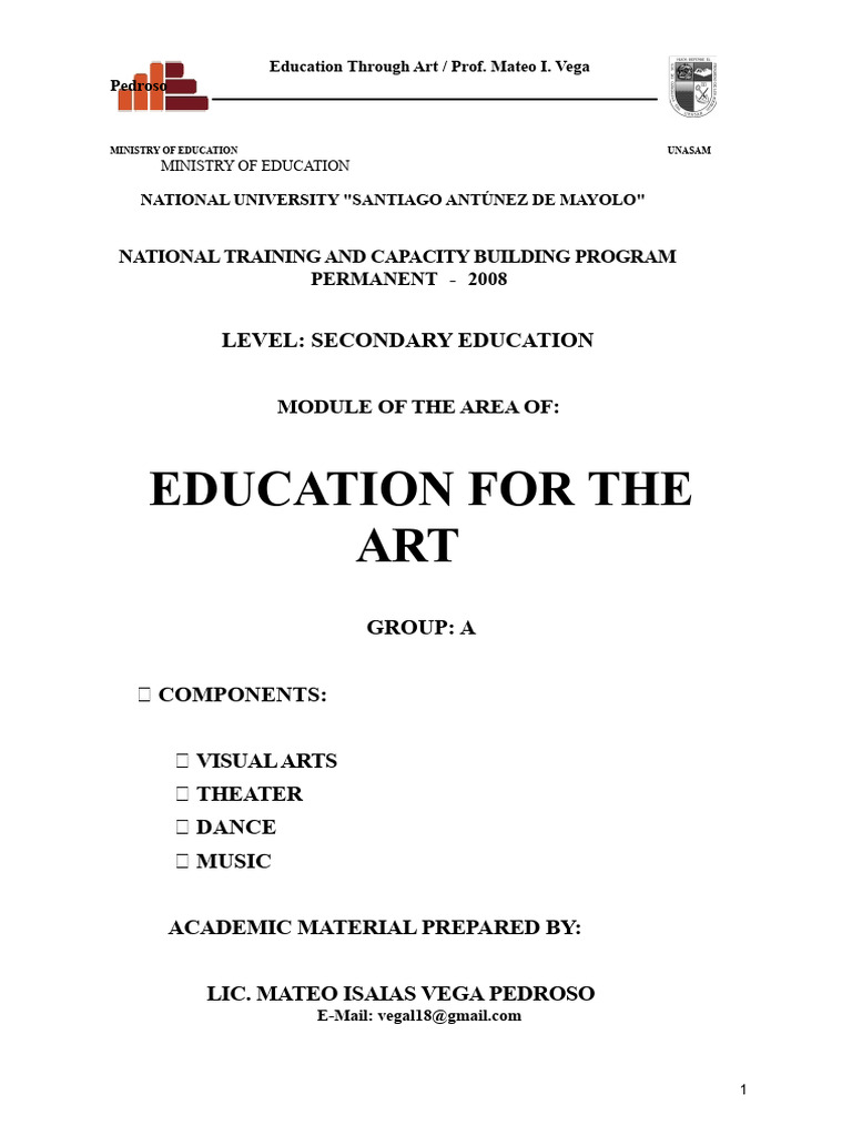 Art Education Strategies for Secondary Students | PDF | Drawing | Color