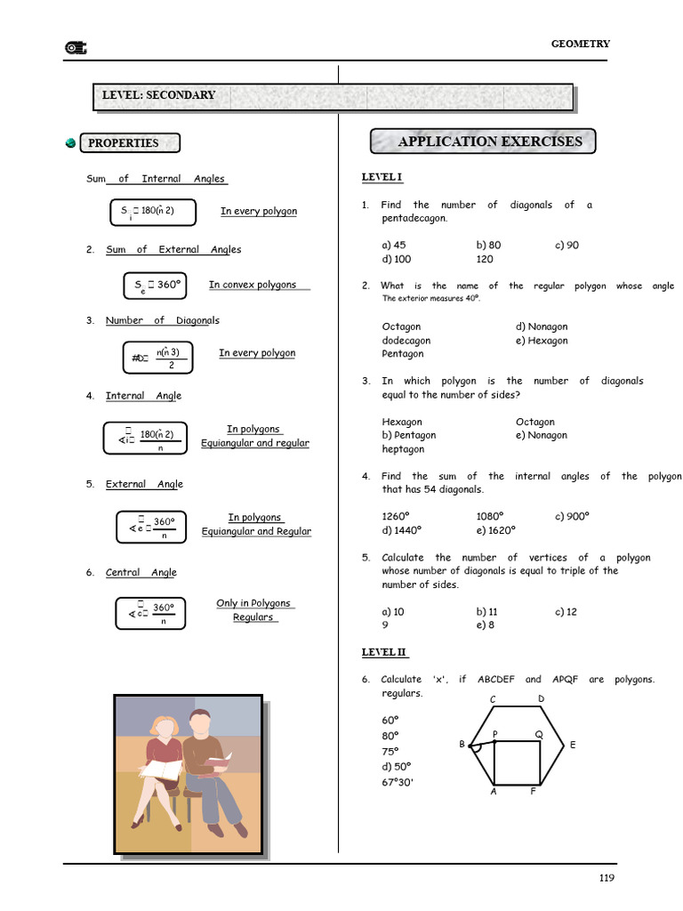 Geometry Exercises on Polygon Properties | PDF | Polygon | Euclidean ...