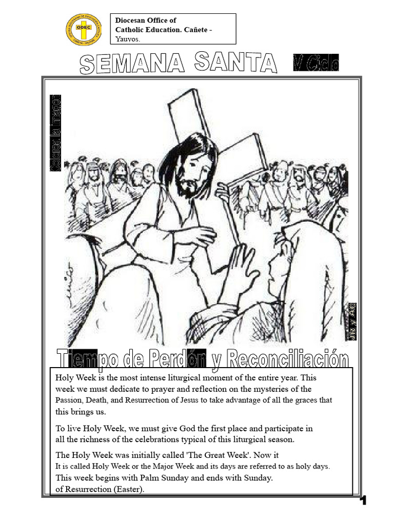 Understanding Holy Week Celebrations | PDF | Catholic Liturgy ...